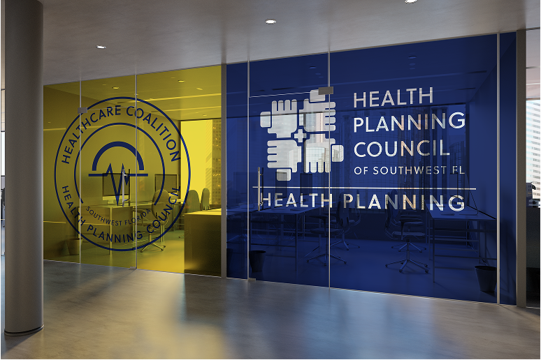 PHC Indoor glass signage